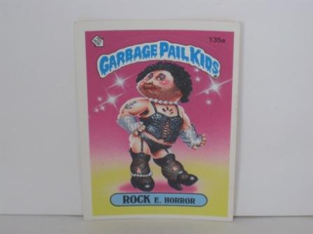 135a ROCK E. Horror 1986 - Garbage Pail Kids Card